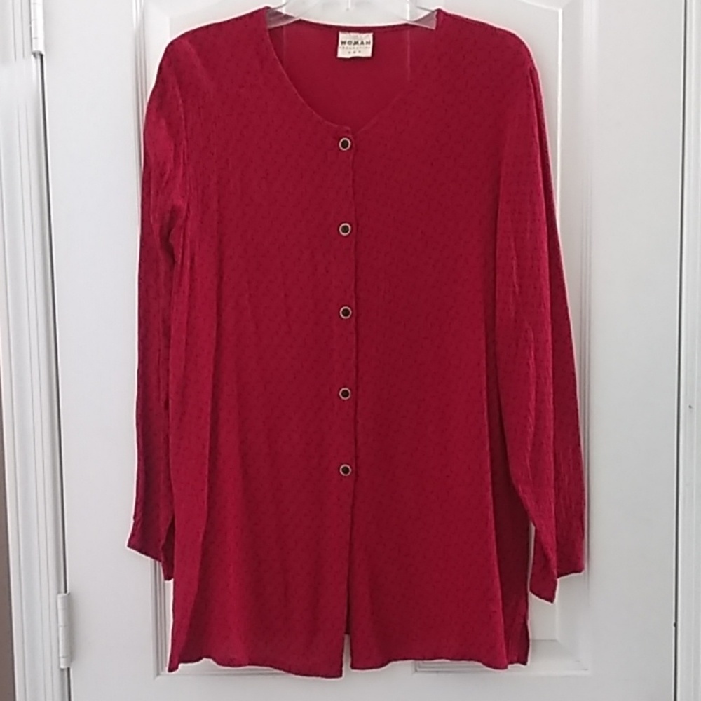 FINAL MARKDOWN Ladies' H&M Woman Collection LS Blouse (Bust 42)